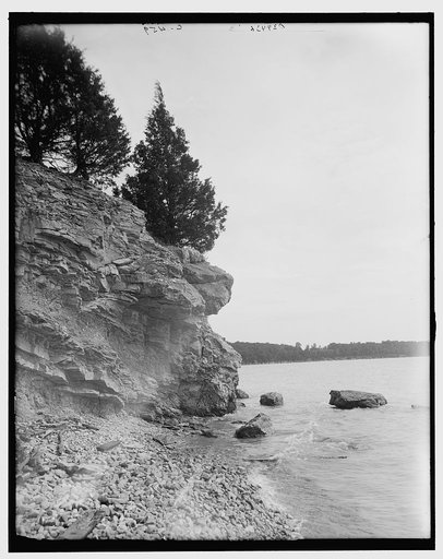 Rocks at Hotel Victory, Put-in-Bay, Ohio
