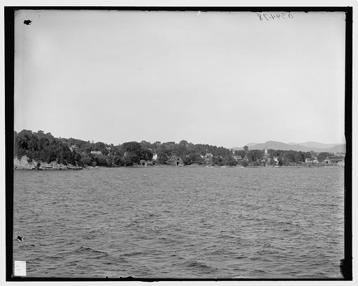 Essex from the lake, Lake Champlain, N.Y.