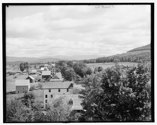 Birds-eye view of Bethlehem street, White Mtns, N.H.