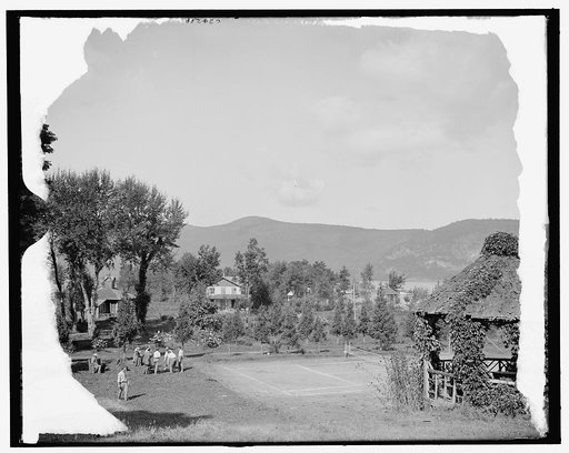 Hulett House and surroundings, Lake George, N.Y.