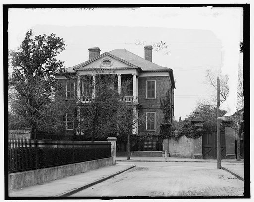 Pringle mansion, British headquarters, Charleston, S.C.