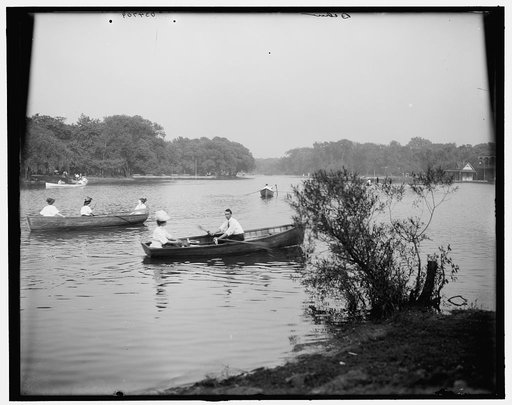Boating at Jackson Park, Chicago, Ill.
