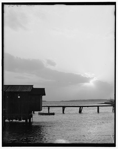 Sunset from the South Battery, Charleston, S.C.