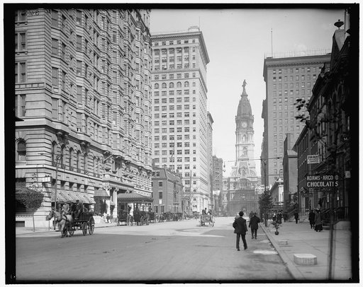Broad Street north from Locust, Philadelphia, Pa.