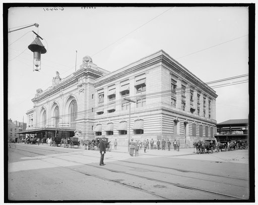 New York Central Railroad station, Albany, N.Y.