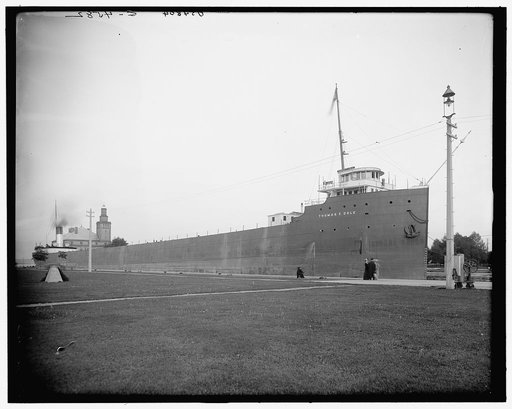 S.S. Thomas F. Cole in Poe Lock, Sault Ste. Marie, Mich.