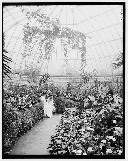 Interior, Horticultural Building, Belle Isle Park, Detroit, Mich.