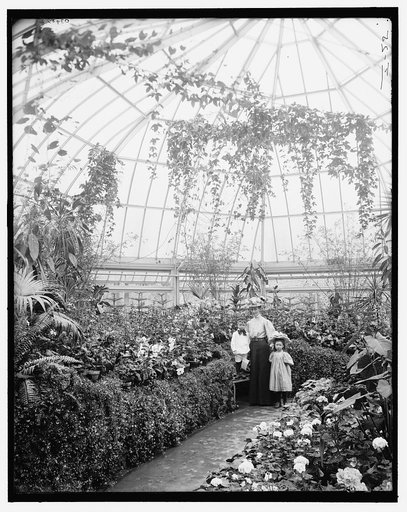 Interior, Horticultural Building, Belle Isle Park, Detroit, Mich.