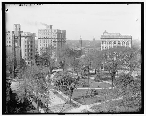 Corner of Grand Circus Park, Detroit, Mich.