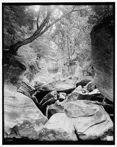 Gorge below Natural Bridge, North Adams, Mass.