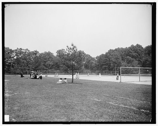 Tennis courts, Forest Park, Springfield, Mass.