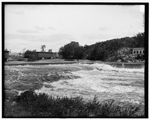 Hooksett falls, Merrimack River, Hooksett, N.H.