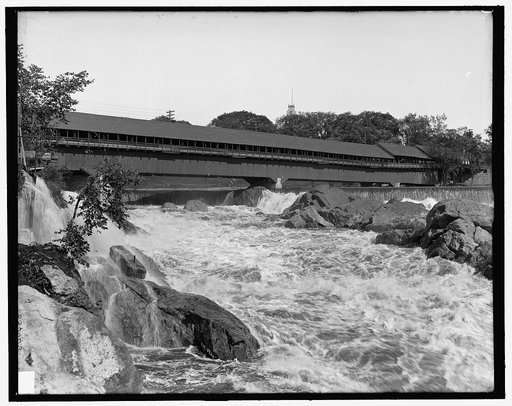 Amoskeag Falls, Merrimack River, Manchester, N.H.