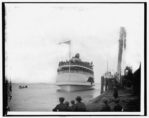 Ferry at launch of the S.S. William Livingstone