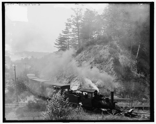 The Hemlock Limited, bound for the woods, Harbor Springs, Mich.