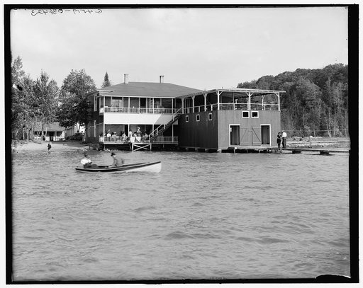 Bath house, Walloon Lake, Mich.