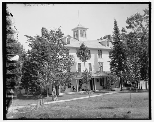 Pike's Summer Hotel, Hamill's Inland Route, Cheboygan-Petoskey, Mich.