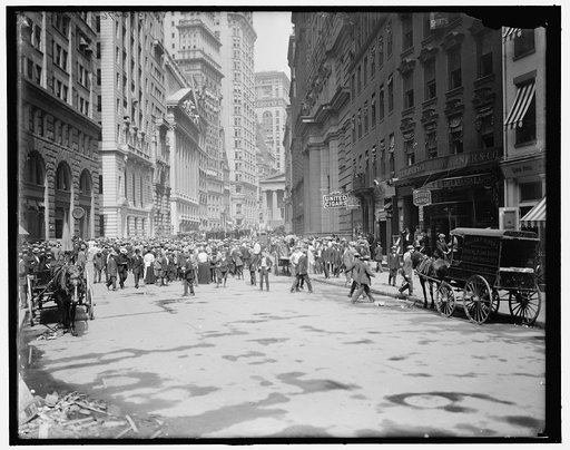 Curb market, Broad Street, New York, N.Y.