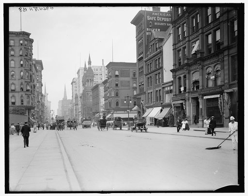 Traffic at Fifth Avenue and Forty-second Street, New York, N.Y.