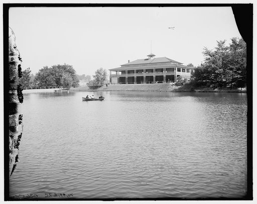 Pavilion & lake, Brookside Park, Cleveland, Ohio