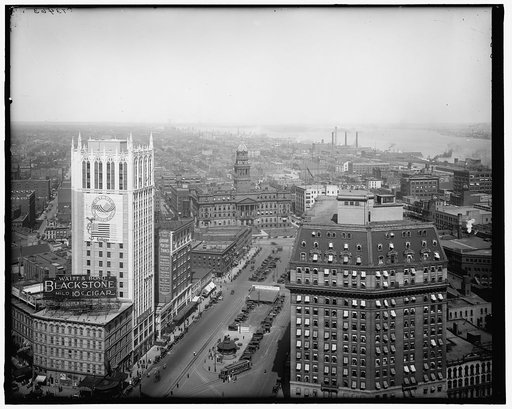 Belle Isle from Dime Building, Detroit, Mich.