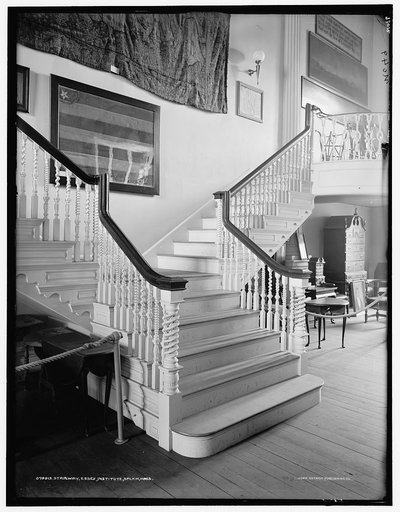 Stairway, Essex Institute, Salem, Mass.