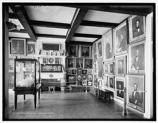 Marine Room, [East India Marine Hall], Peabody Museum, Salem, Mass.