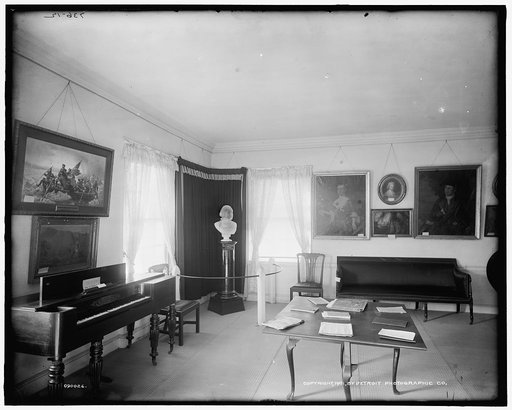A Room, Washington's headquarters [i.e. Ford Mansion], Morristown, N.J.