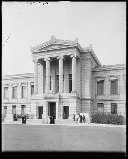 Main entrance, Museum of Fine Arts, Boston, Mass.