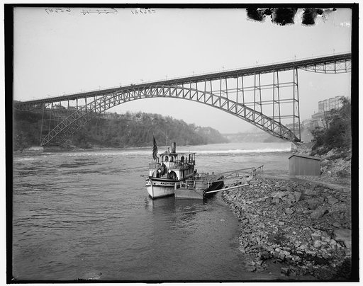 International (Upper Steel Arch) Bridge from below, Niagara Falls