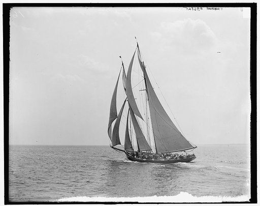 Fishing smacks [i.e. schooners]- "Francis P. Mesquita," winner in second class