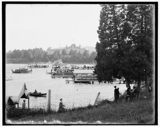 Regatta Day, Fort William Henry Hotel, Lake George, N.Y.