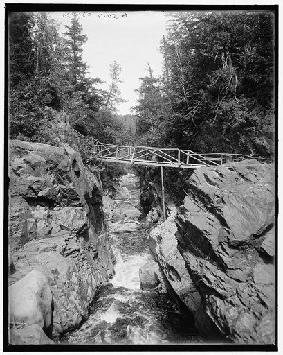 Lake Placid, Wilmington High Falls, the flume, Adirondacks, N.Y.