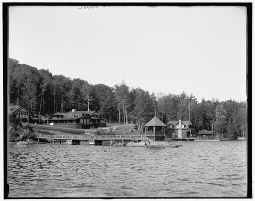 Upper Saranac Lake, Fish Rock Camp, Adirondacks, N.Y.