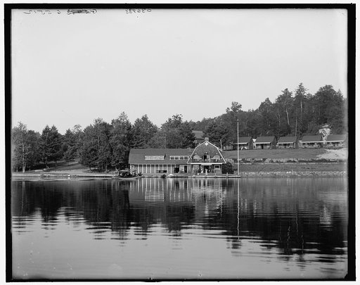 Raquette Lake, the Antlers from the lake, Adirondacks, N.Y.