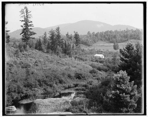Saranac Lake, Scarface Mountain from Ray Brook, Adirondacks, N.Y.