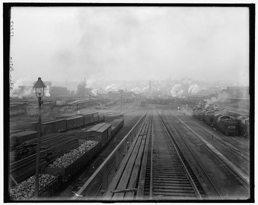 Delaware, Lackawanna, and Western Railroad yards, Scranton, Pa.