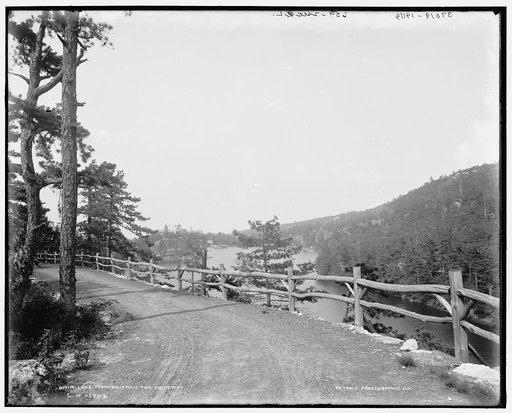 Lake Mohonk from the driveway