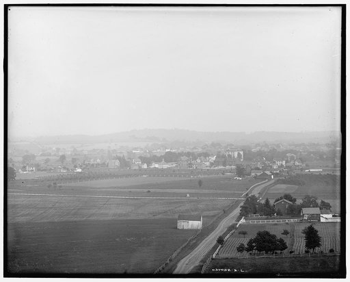 General view from Oak Hill, Gettysburg, Penna.