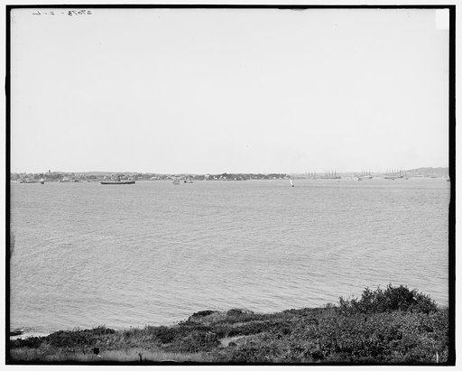 Portland & Fort Gorges from Little Diamond Island, Maine