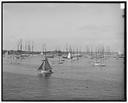 New York Yacht Club fleet, Marblehead, Mass.