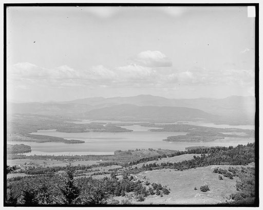 Panorama from Mount Belknap, Lake Winnipesaukee, N.H.
