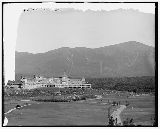 Mount Washington Hotel & Presidential Range from Mount Pleasant House, White Mtns., N.H.