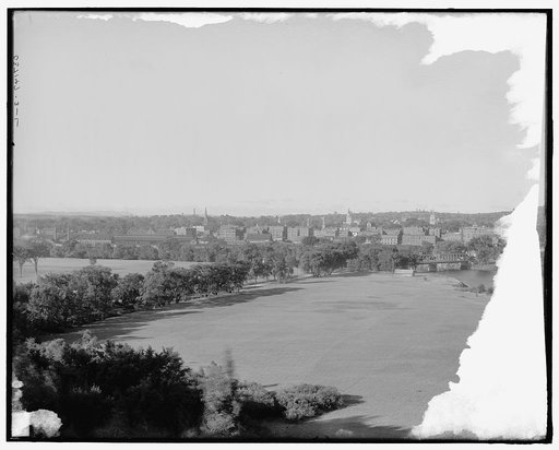 Merrimack River and town of Concord, N.H.