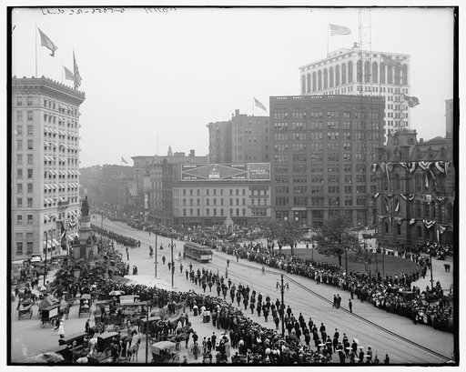 Campus Martius from Detroit Opera House, Detroit, Mich.