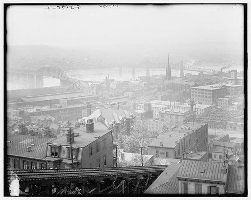 View from Mount Adams, Cincinnati, Ohio