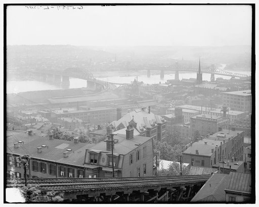 View from Mount Adams, Cincinnati, Ohio