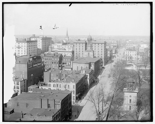 General view with Capitol Square, Richmond, Va.