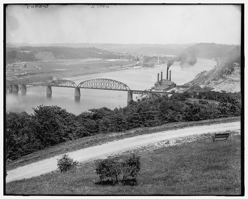 Allegheny River from Highland Park, Pittsburgh, Pa.
