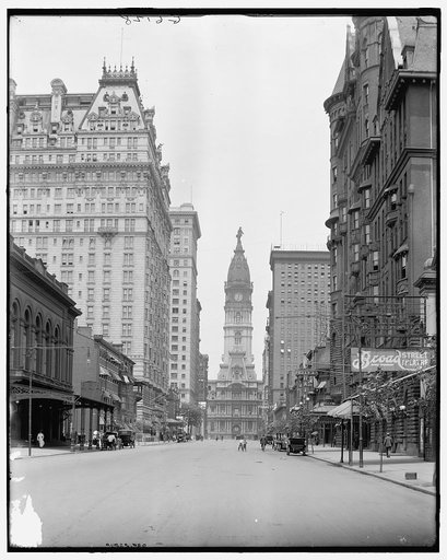 Broad Street, north from Walnut Street, Philadelphia, Pa.